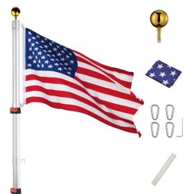 30FT Telescopic Flag Pole | 22FLP005-30-F1.V3Upgraded Version